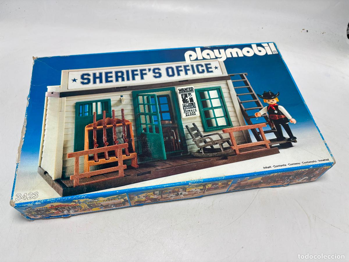 Playmobil: Playmobil 3423 caja vac&iacute;a sheriff oeste
