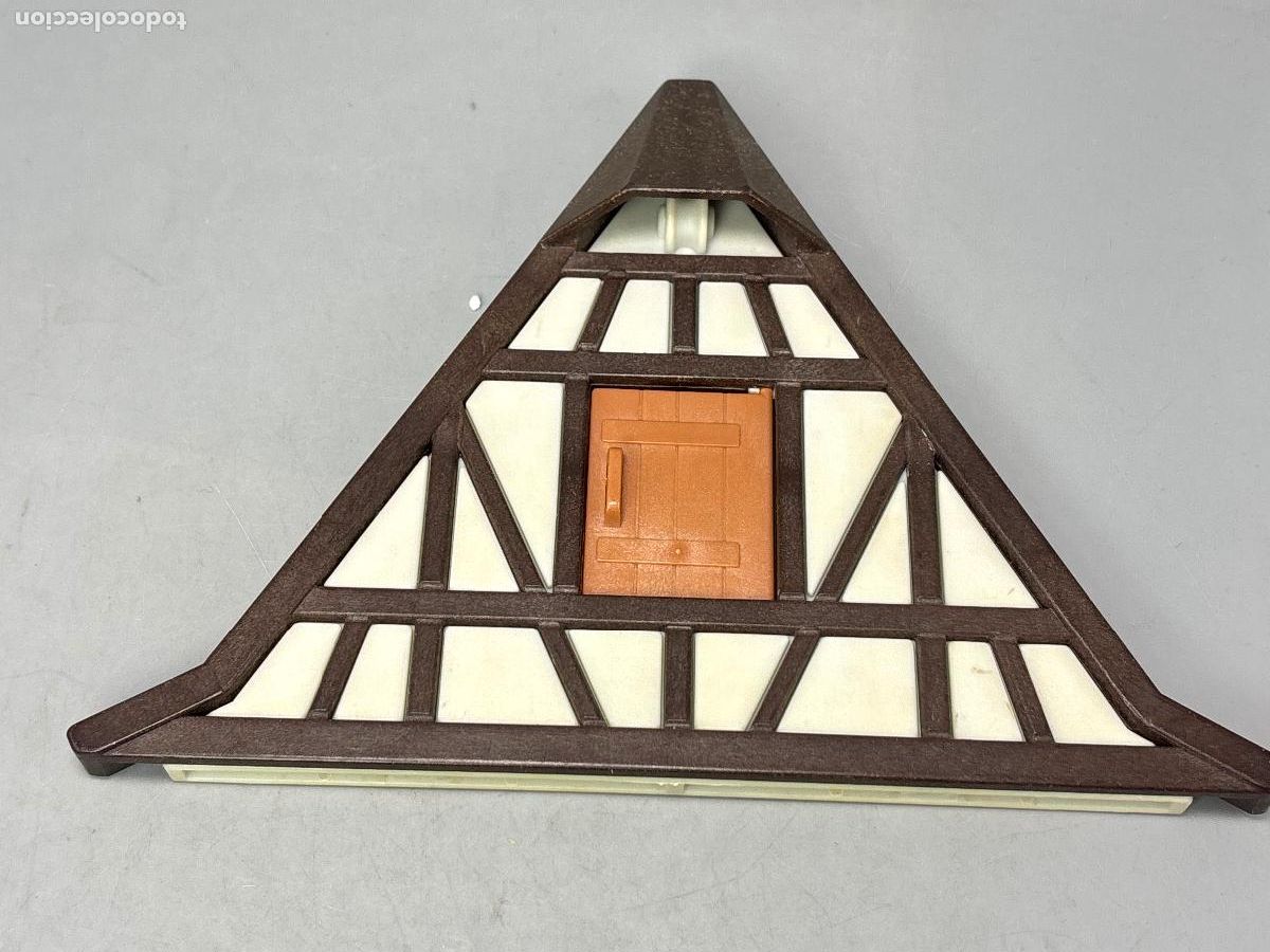 Playmobil: Playmobil pared lateral tejado con ventana casa medieval