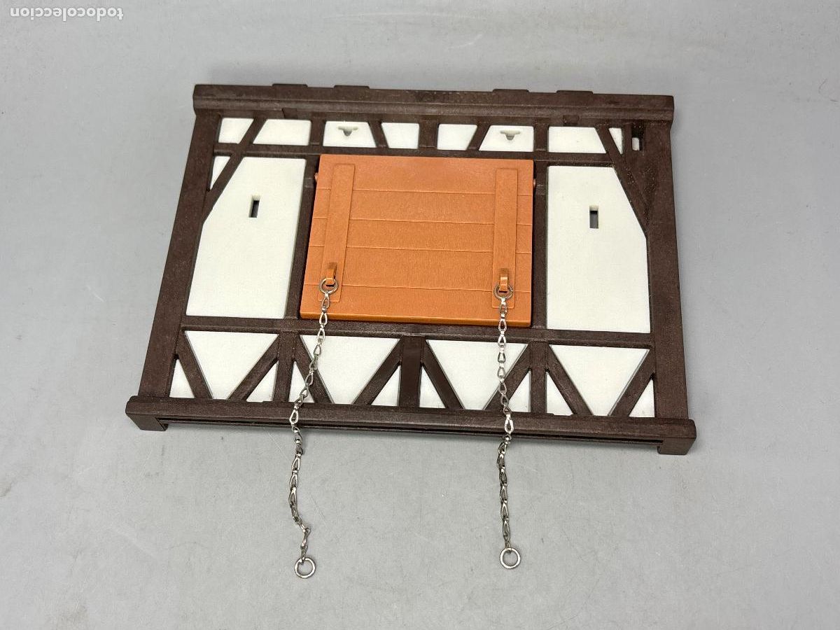 Playmobil: Playmobil 3441 pared con ventana y cadenas casa medieval