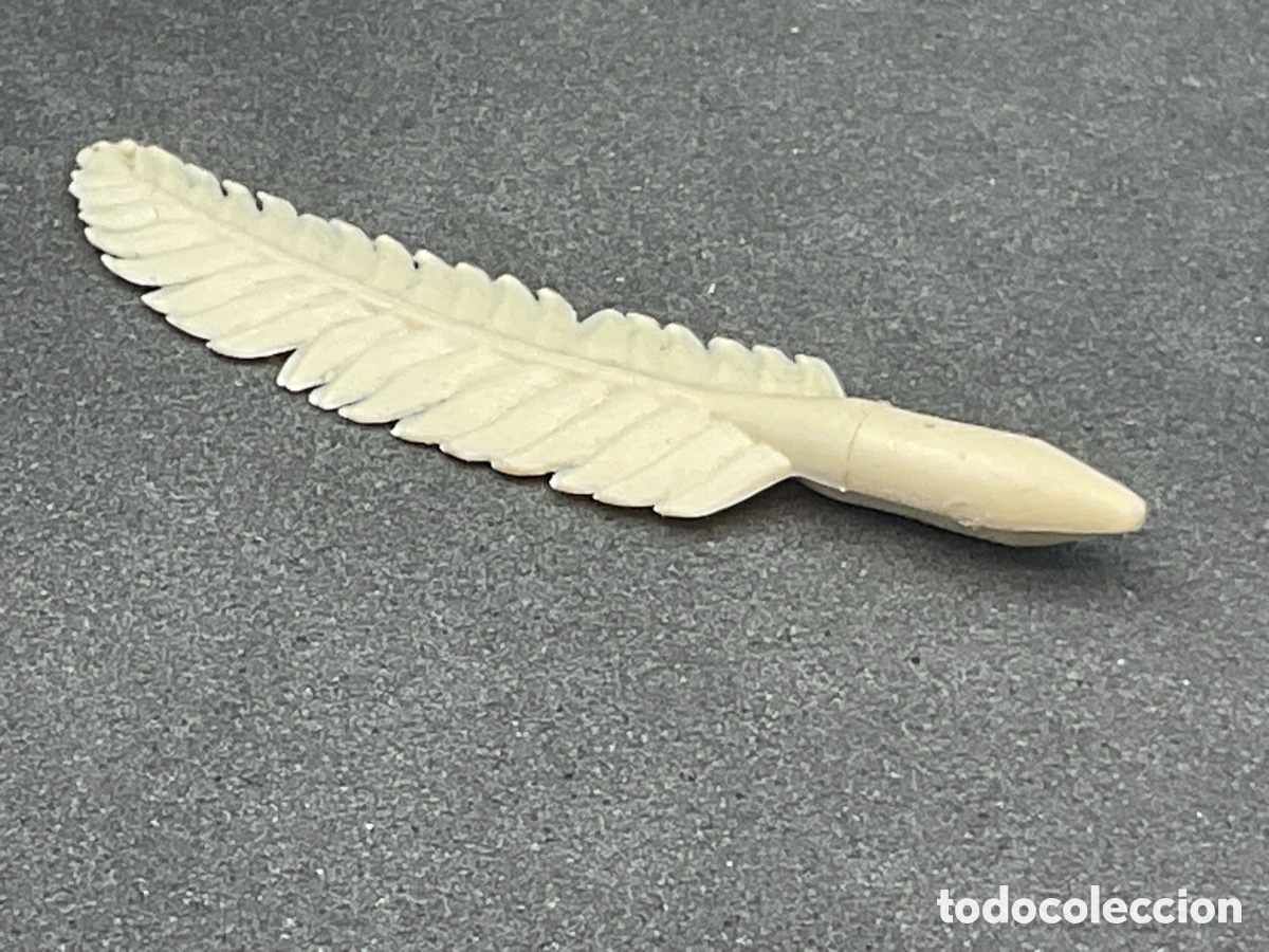 Playmobil: ACCESORIO PLAYMOBIL . PLUMA BLANCA. REF TINTERO, ESCRITURA, MEDIEVOLO, ESCRIBANO.