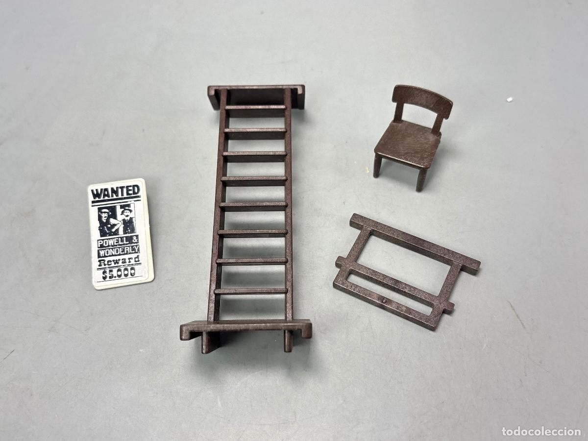 Playmobil: Playmobil 3423 letrero escalera silla casa oeste