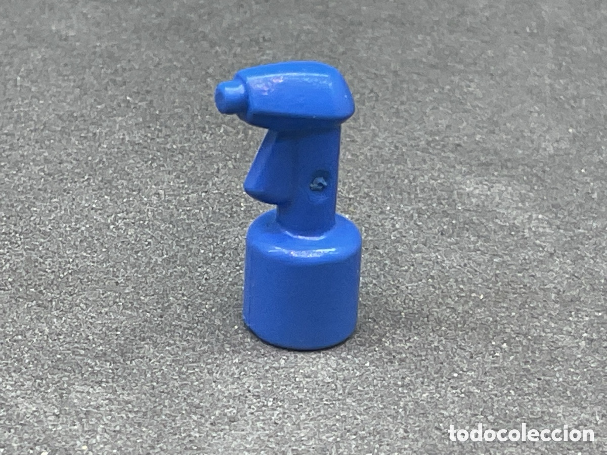 Playmobil: ACCESORIO PLAYMOBIL. BOTE AZUL SPRAY. REF LIMPIEZA