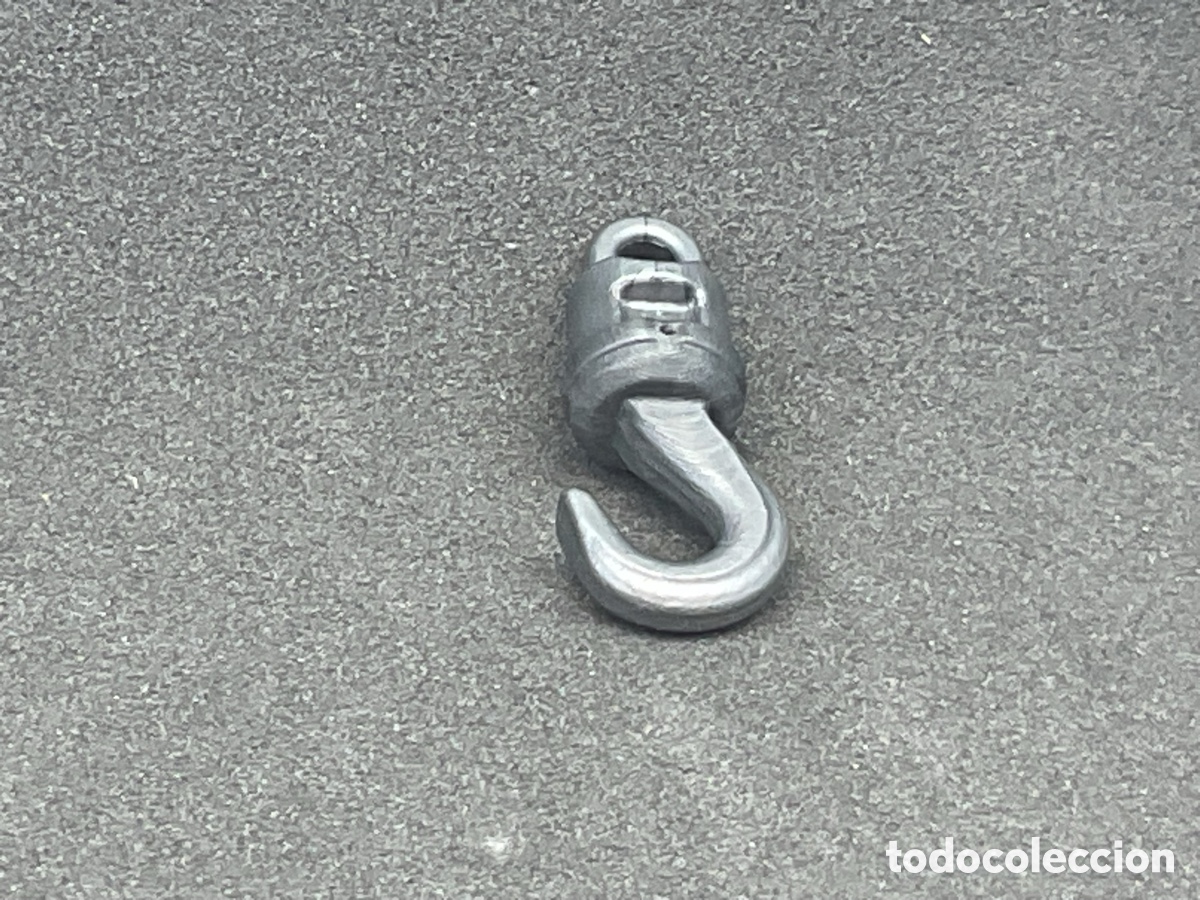 Playmobil: ACCESORIO PLAYMOBIL. GANCHO COLOR GRIS.