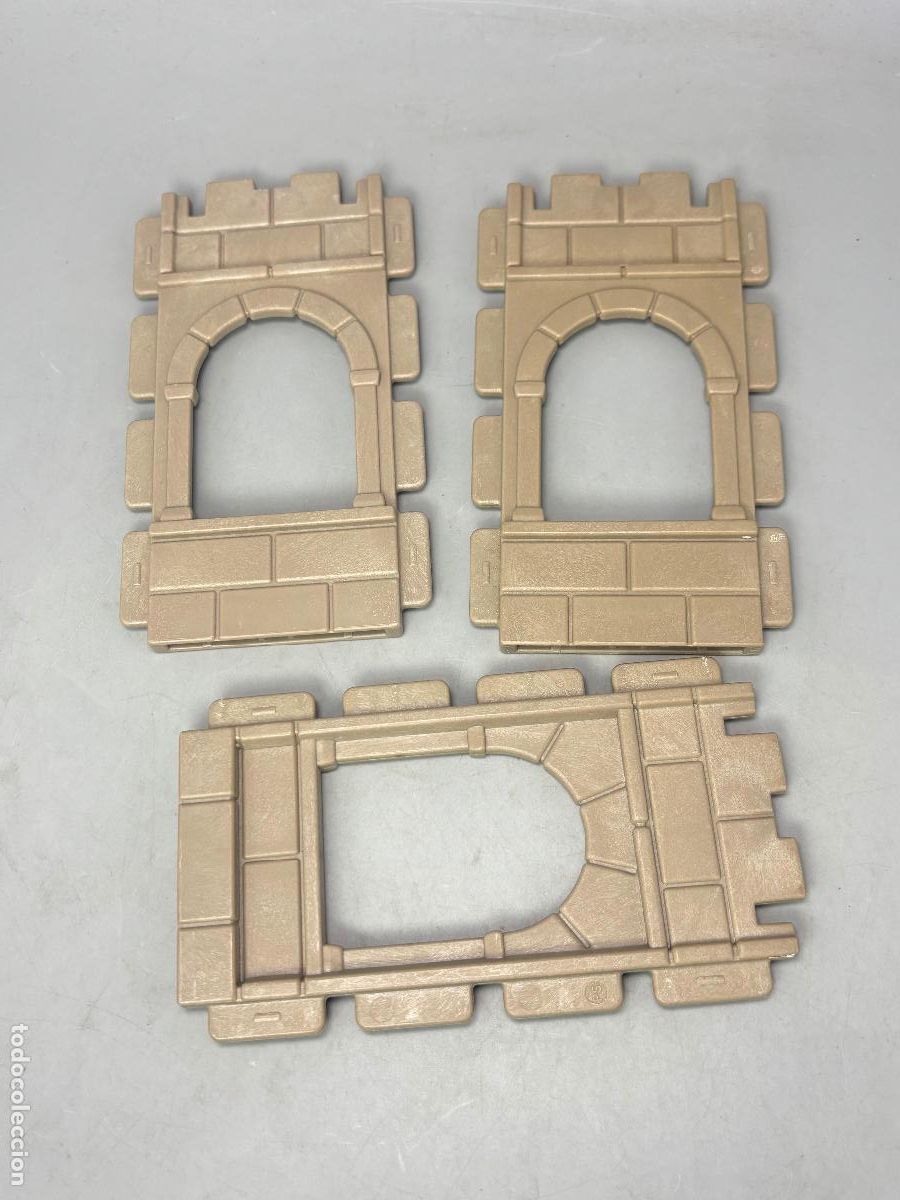 Playmobil: Playmobil lote pared con hueco ventana castillo medieval