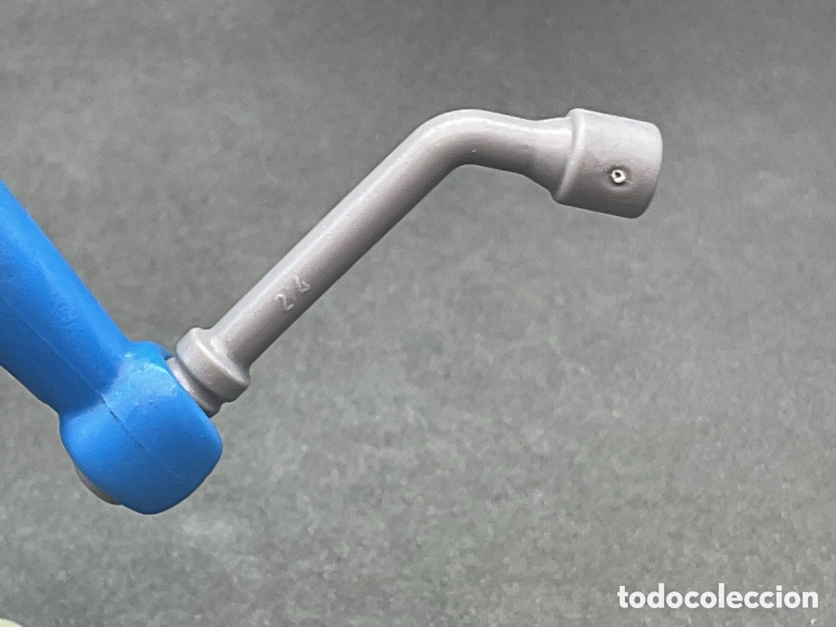 Playmobil: ACCESORIO PLAYMOBIL. LLAVE TALLER COLOR GRIS. REF MECANICO, COCHE, ETC