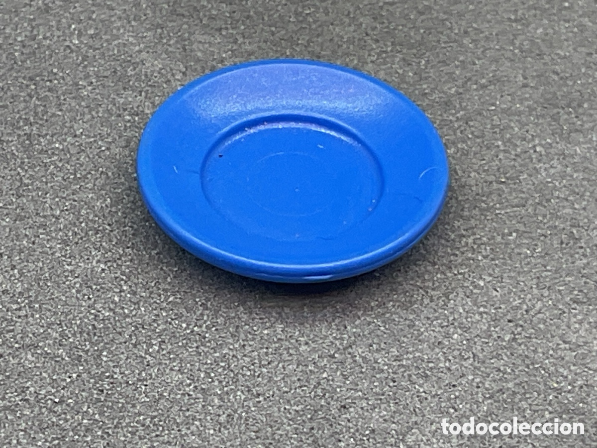 Playmobil: ACCESORIO PLAYMOBIL. PLATO COLOR AZUL.