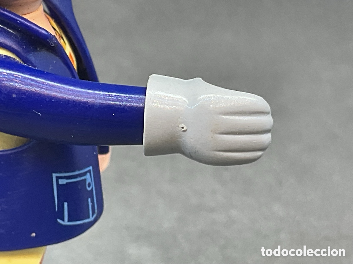 Playmobil: ACCESORIO PLAYMOBIL. GUANTE, MANOPLA, COLOR GRIS