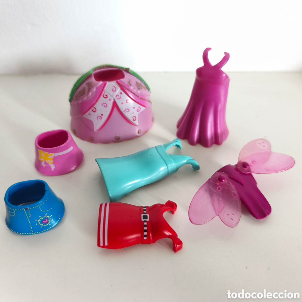 Playmobil: Playmobil, lote minifaldas, falda victoriana, alas de hada, vestidos mujer