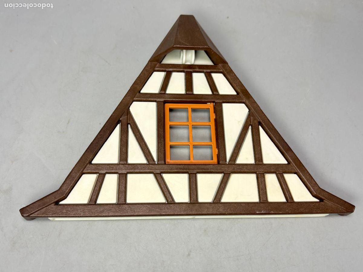 Playmobil: Playmobil pared lateral buhardilla con ventana casa castillo