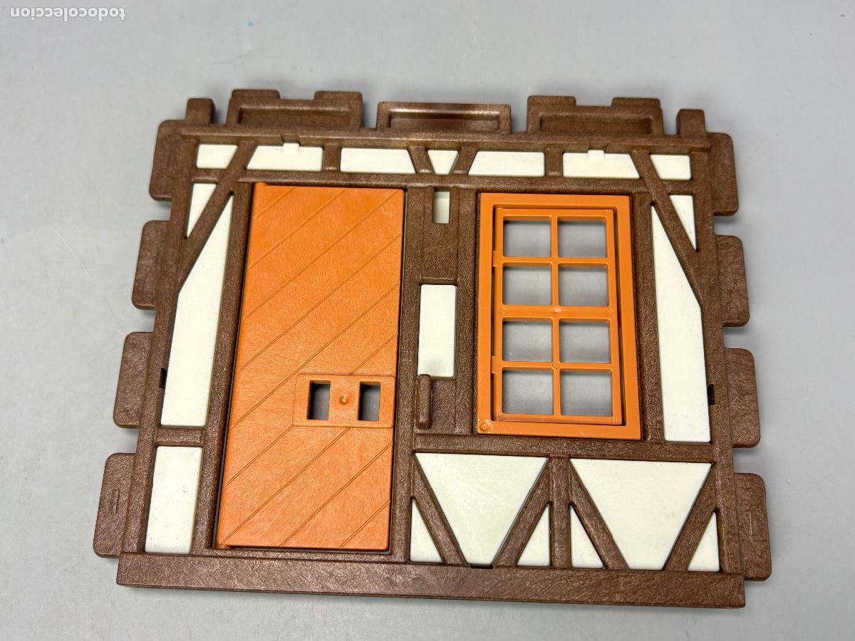 Playmobil: Playmobil pared con ventana casa castillo