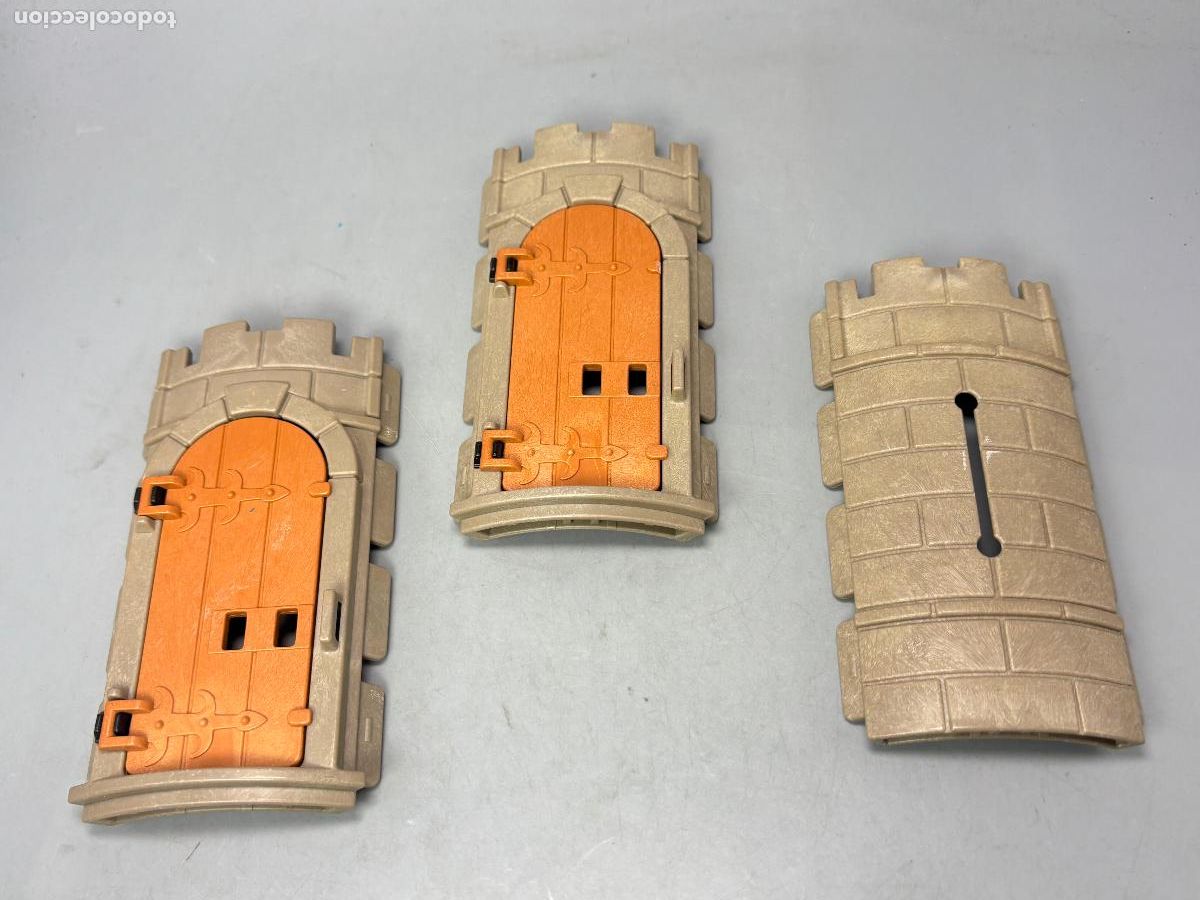 Playmobil: Playmobil lote pared arqueada puerta casa castillo