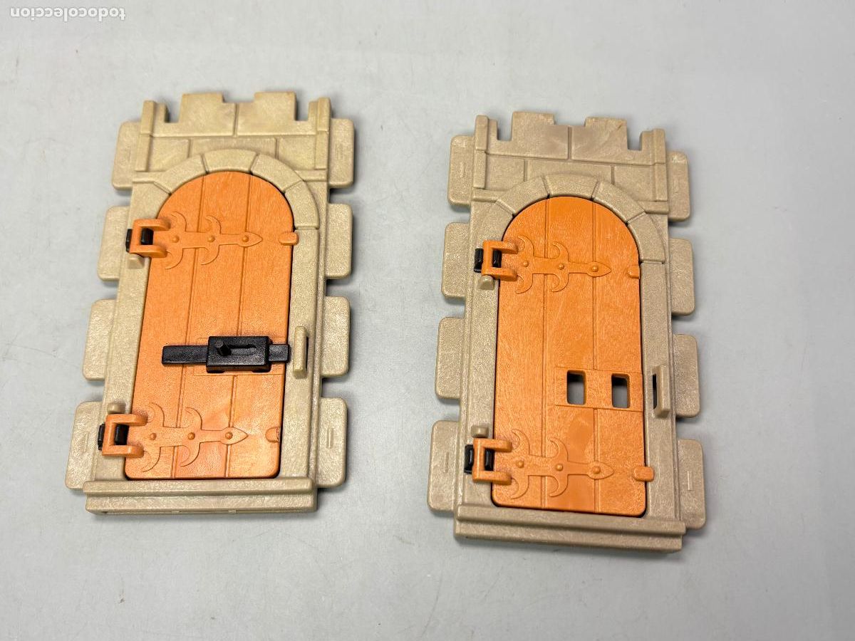 Playmobil: Playmobil lote pared con puerta casa castillo
