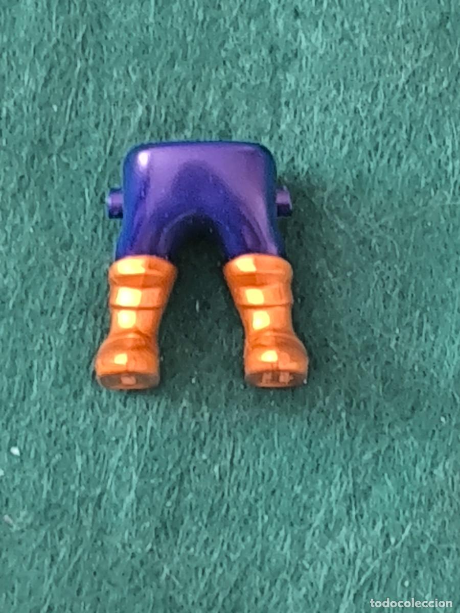 Playmobil: Playmobil piernas azul marino dorado gordo para enano medieval vikingos orcos elfos romanos b&aacute;rbaros