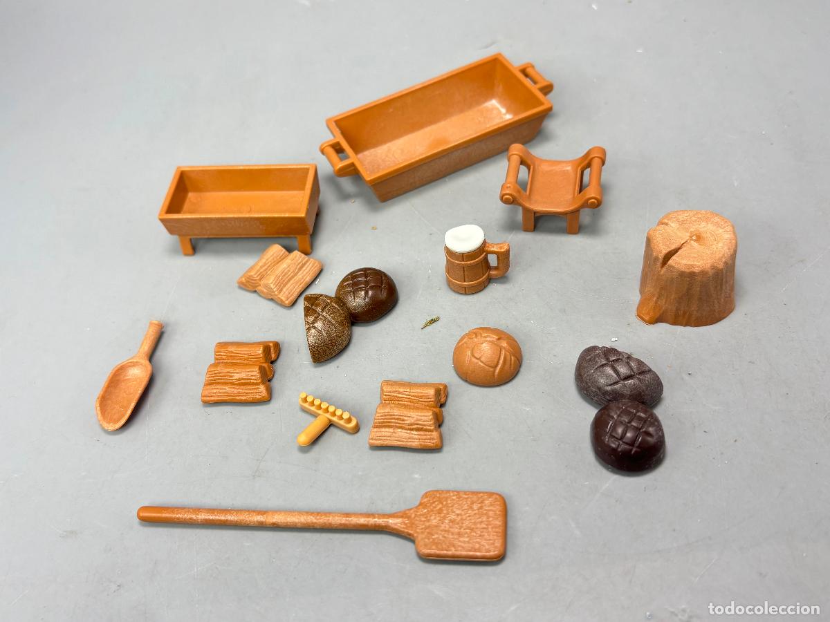 Playmobil: PLAYMOBIL lote accesorios panader&iacute;a tienda