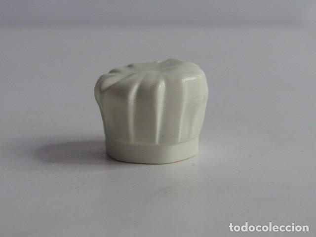 Playmobil: DIFICIL GORRO BLANCO ALTO DE CHEF DE COCINA ESPECIAL PLAYMOBIL