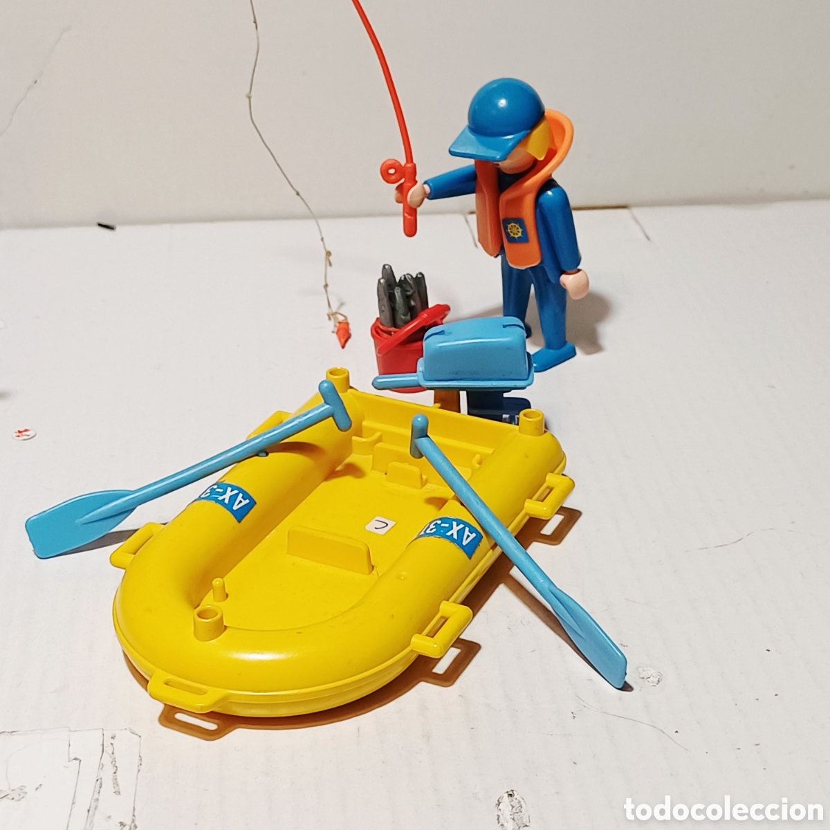 Playmobil: Pieza playmobil set pescador primera epoca bote lancha pesca ref 3574
