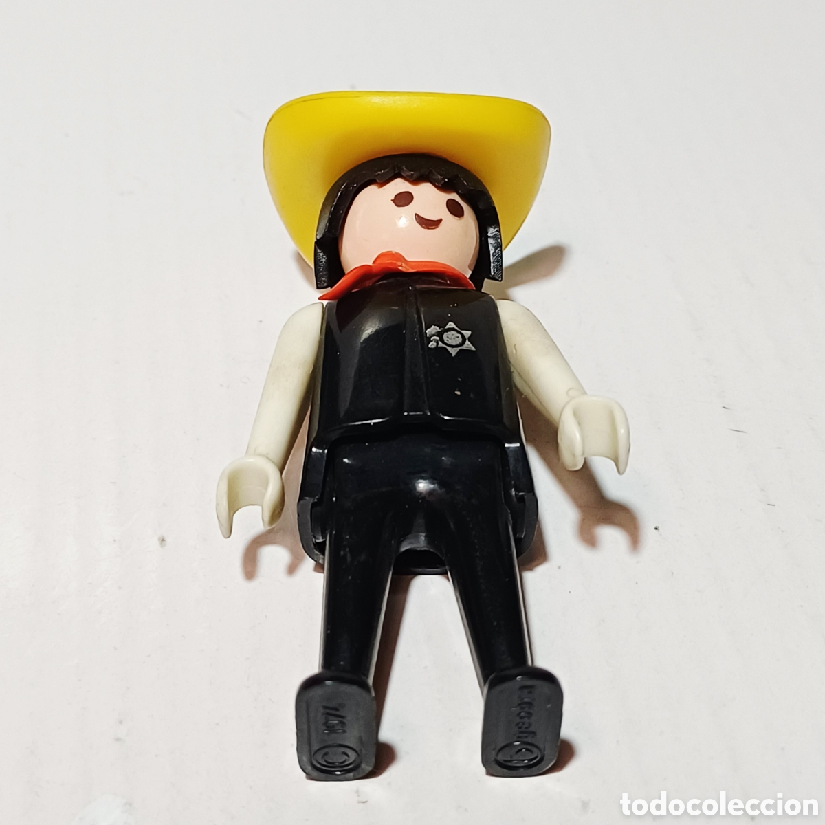 Playmobil: Figura Playmobil sheriff primera epoca oeste western vaquero sombrero amarillo