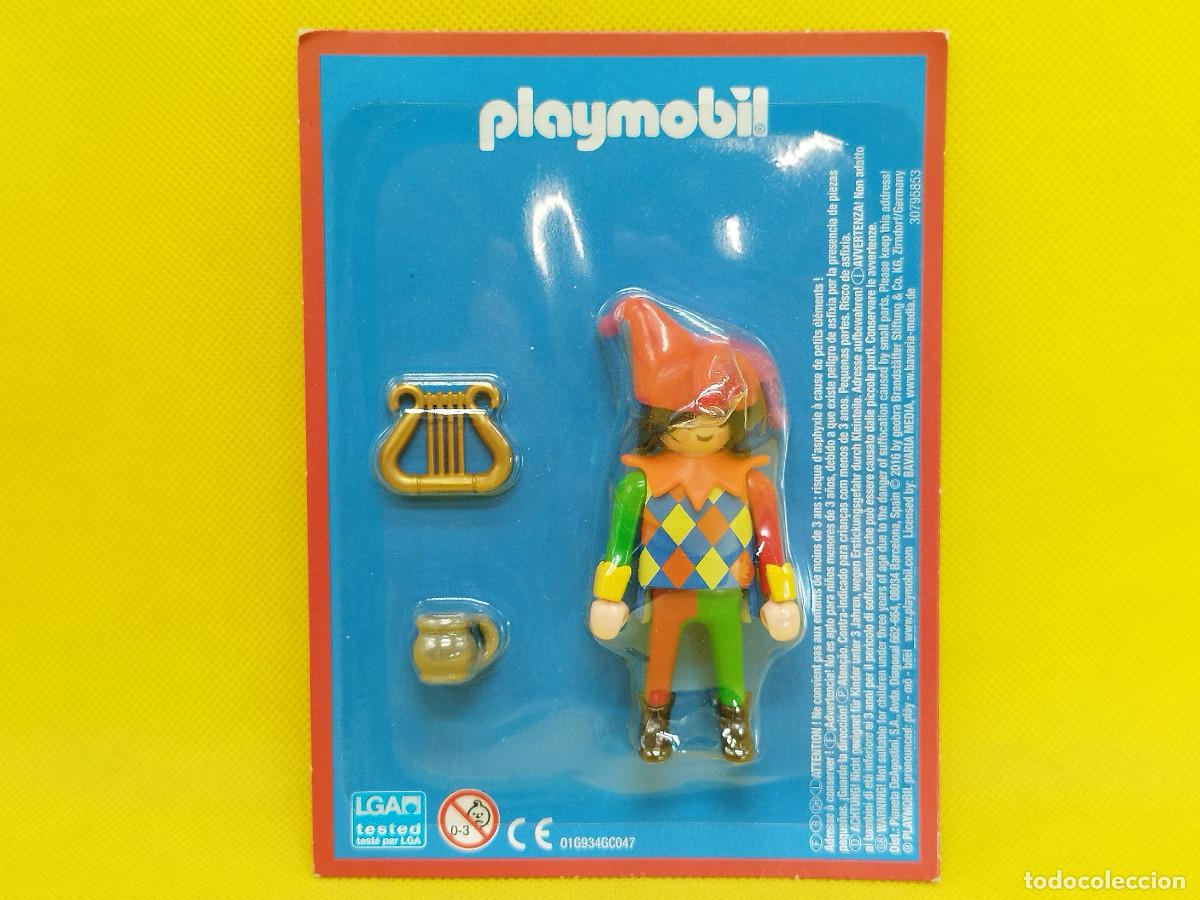 Playmobil: Playmobil Buf&oacute;n con lira, arlequ&iacute;n nuevo en blister colecci&oacute;n planeta