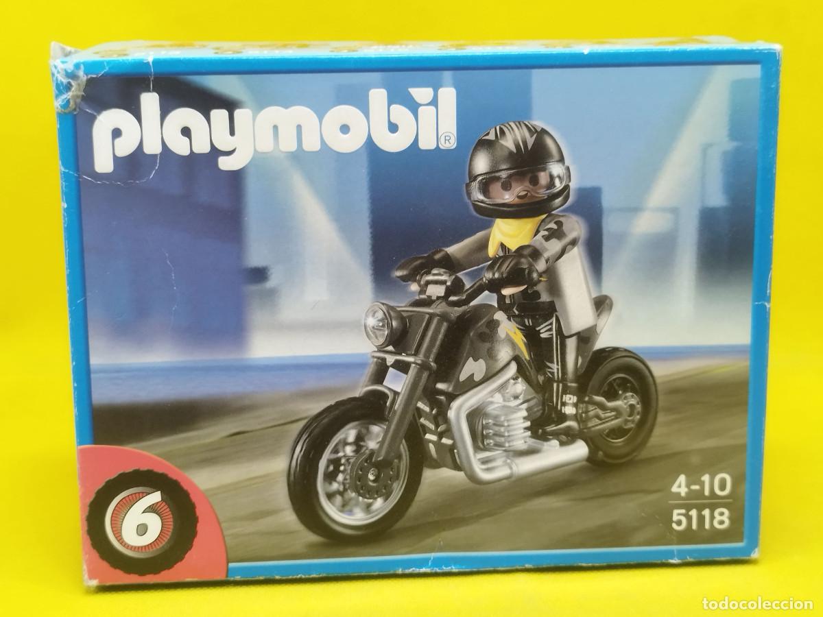 Playmobil: Playmobil Moto custom REF 5118