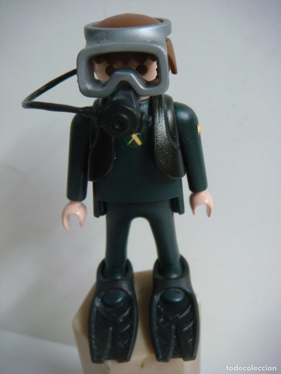 Playmobil: FIGURA DE PLAYMOVIL DE UN GUARDIA CIVIL BUZO-CAJ-N&ordm;-1