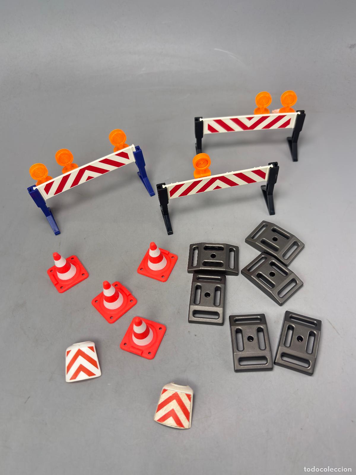 Playmobil: Playmobil lote VALLA OBRA CON BASE