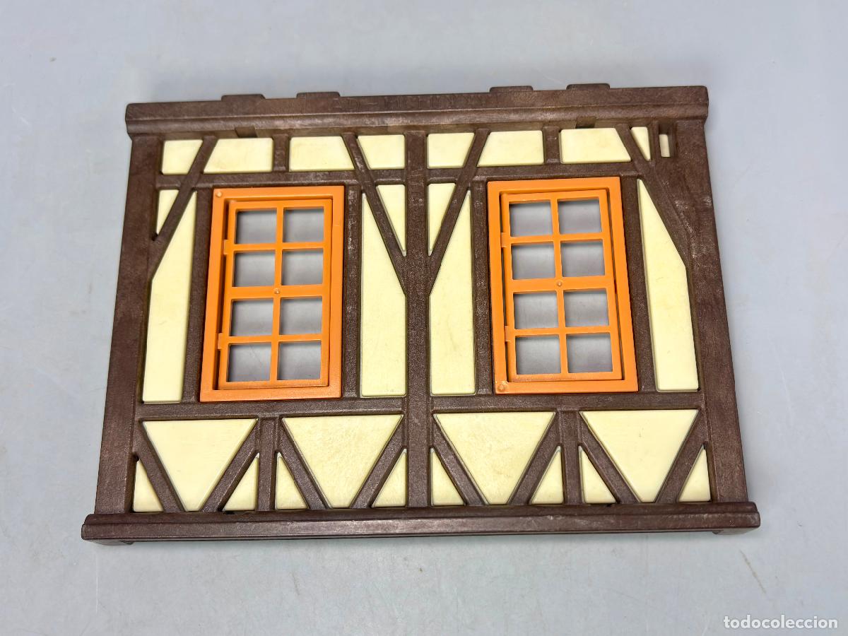 Playmobil: Playmobil pared trasera con ventanas casa medieval