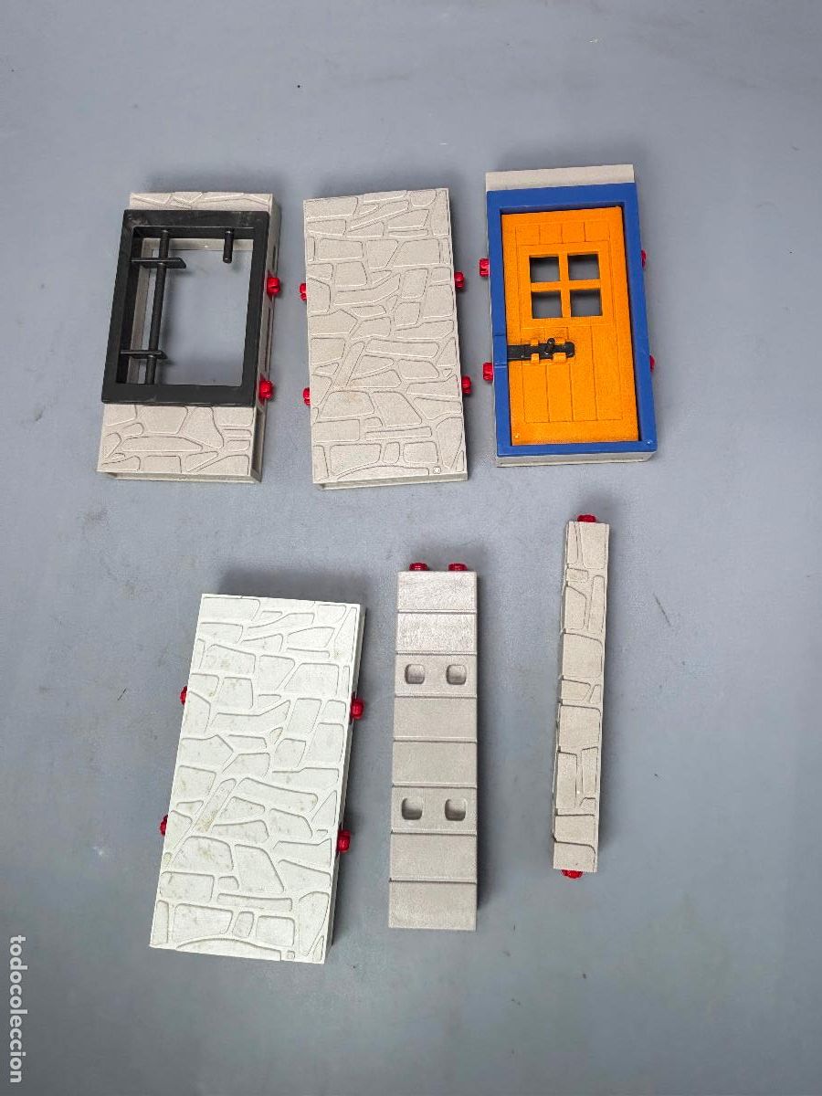 Playmobil: Playmobil 3023 lote pared pilar y varios fuerte oeste
