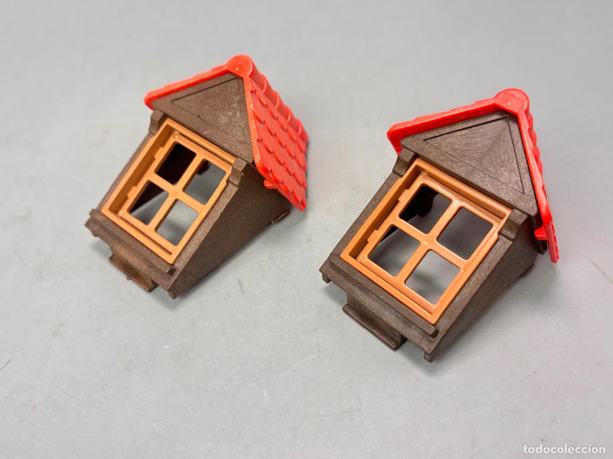 Playmobil: Playmobil lote ventana con tejadillo casa medieval Castillo