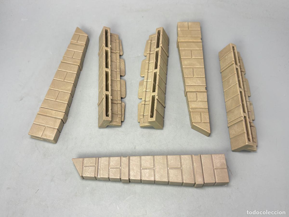 Playmobil: Playmobil lote pilar contrafuerte pared casa medieval Castillo