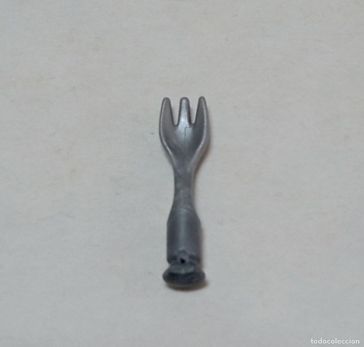 Playmobil: Playmobil - Tenedor Tipo Metal Gris