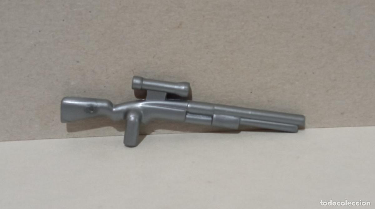 Playmobil: Playmobil - Rifle Color Gris con Mira