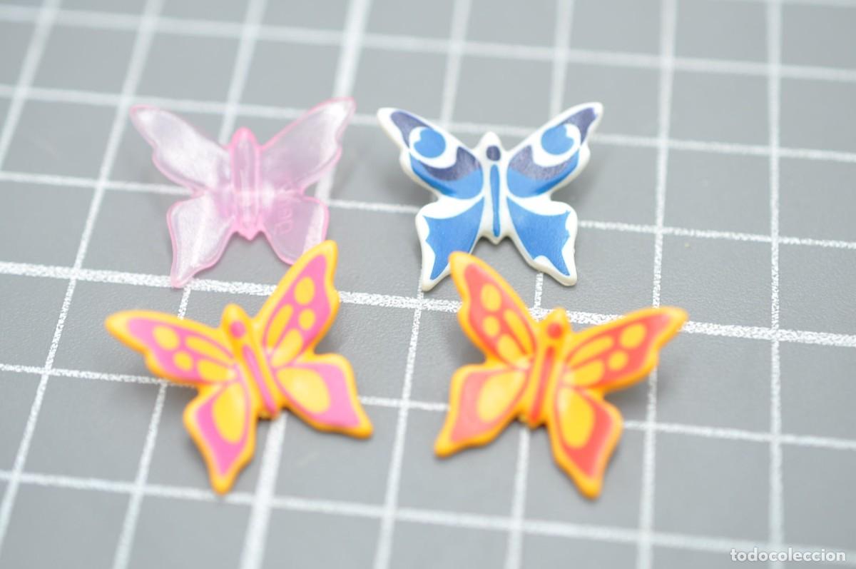 Playmobil: wsk054 pq&ntilde; Playmobil, 4 mariposas