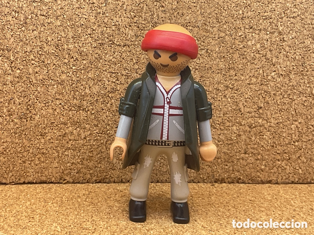 Playmobil: FIGURA PLAYMOBIL. LADRON, ATRACADOR, MACARRA, PANDILLERO, MOTORISTA, ETC
