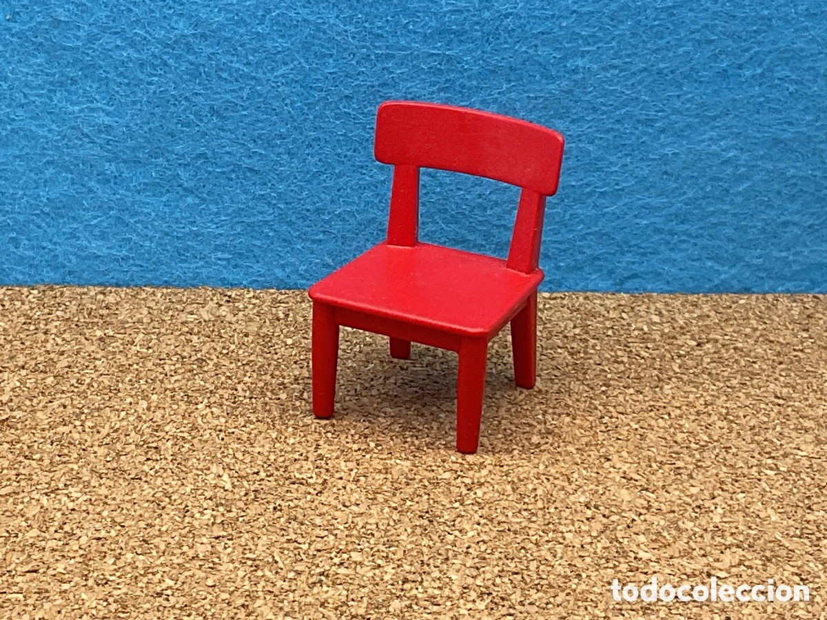 Playmobil: ACCESORIO PLAYMOBIL. SILLA COLOR ROJO.