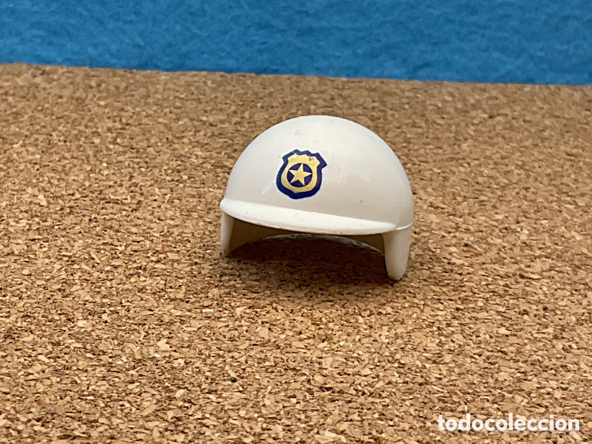 Playmobil: ACCESORIO PLAYMOBIL. CASCO MOTORISTA POLICIA.