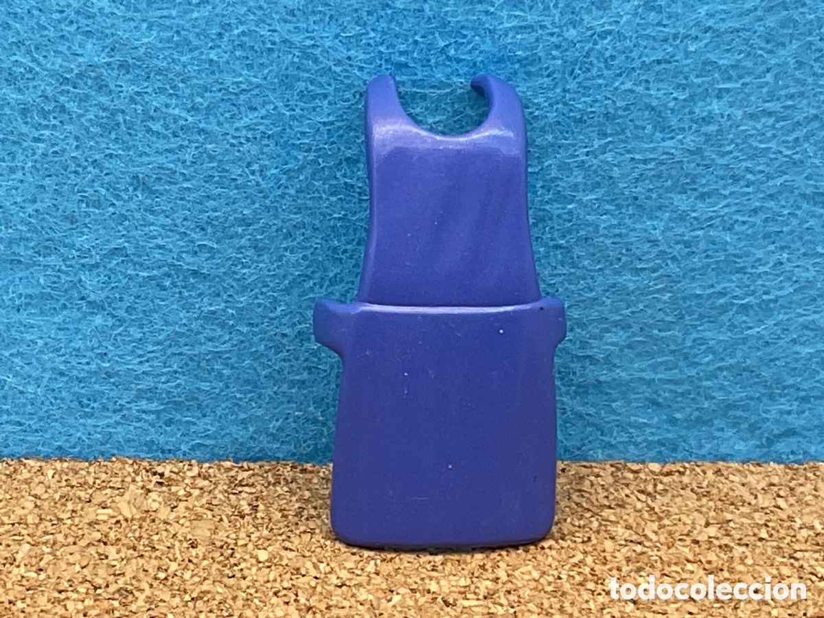 Playmobil: ACCESORIOS PLAYMOBIL. DELANTAL MANDIL COLOR AZUL.