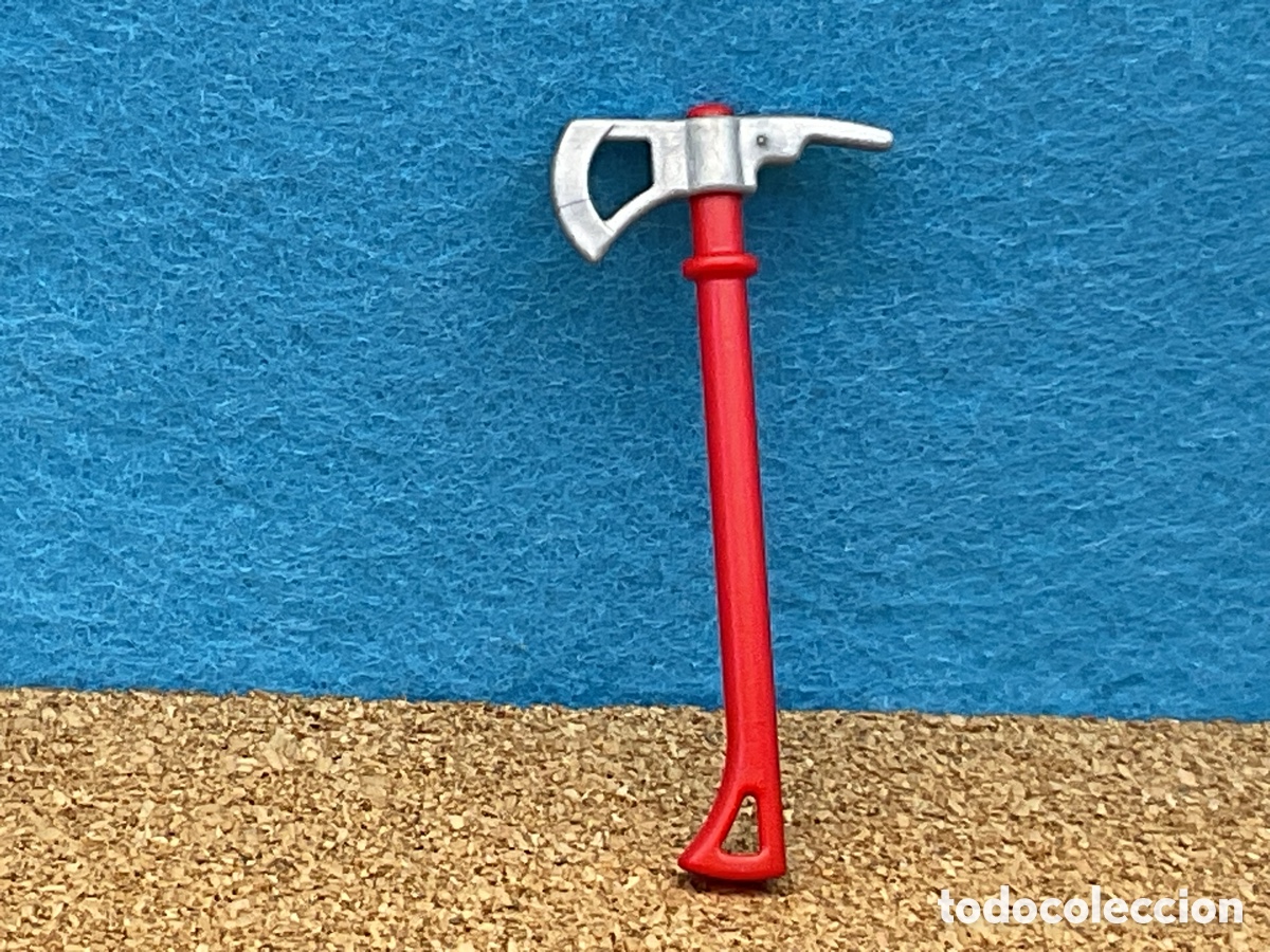 Playmobil: ACCESORIO PLAYMOBIL. HACHA CUERPO DE BOMBEROS, RESCATE, ETC