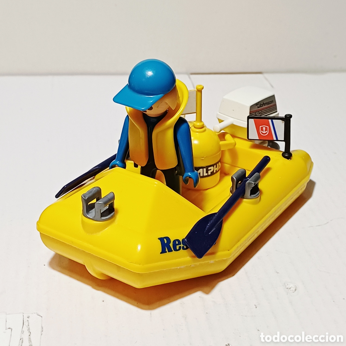 Playmobil: Pieza playmobil lancha bote de rescate auxiliar barco salvamento ref. 3941
