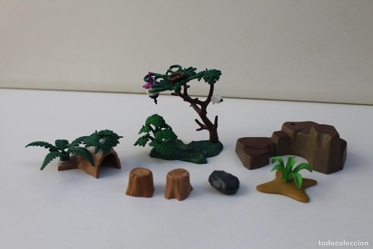 Playmobil: PLAYMOBIL- VEGETACION, ARBOL, TRONCOS, ROCAS- DIORAMA MEDIEVAL, OESTE, SELVA, ETC.