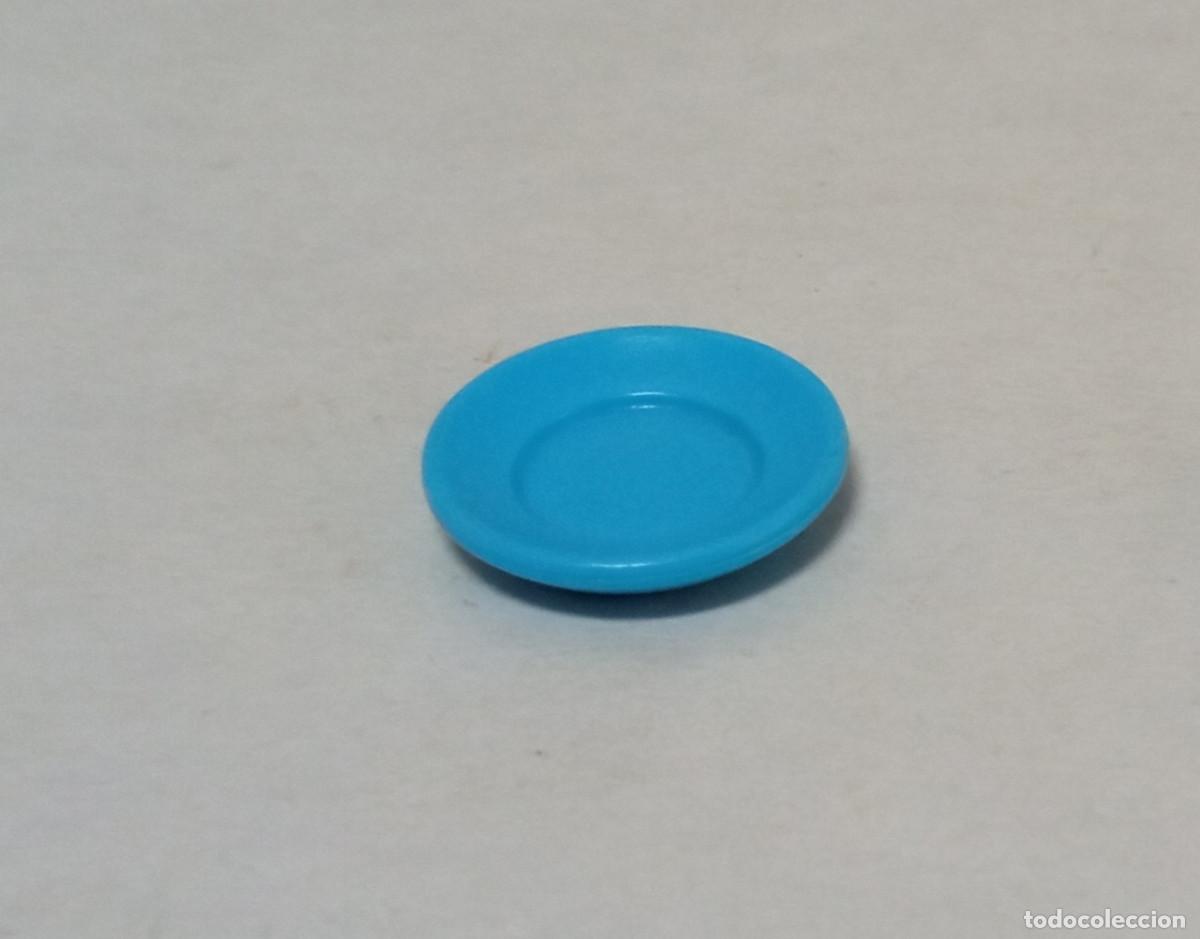 Playmobil: Playmobil - Plato Peque&ntilde;o Color Azul