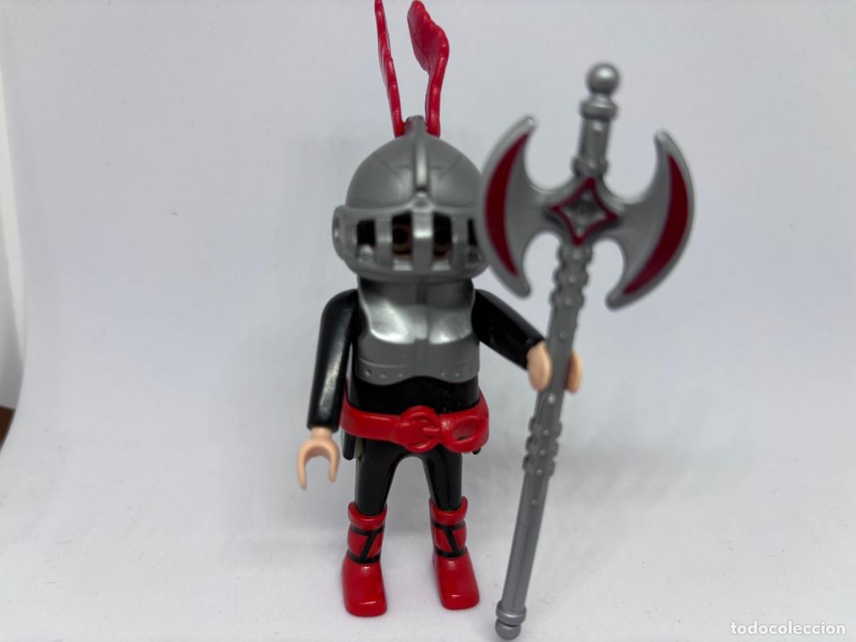 Playmobil: Playmobil guerrero hacha roja
