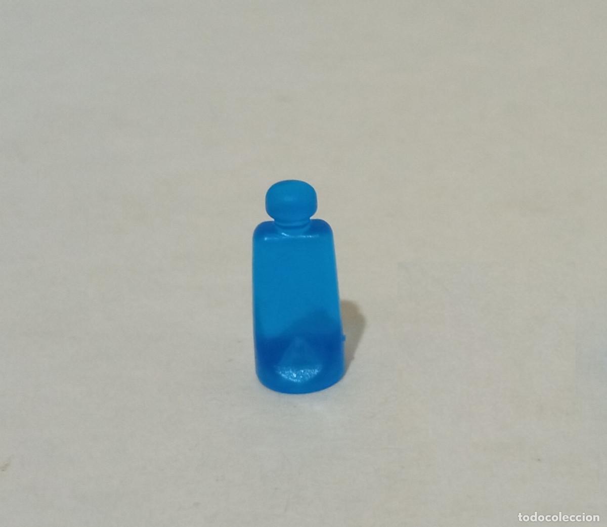 Playmobil: Playmobil - Botella Translucida Perfume Colonia Tocador Color Azul