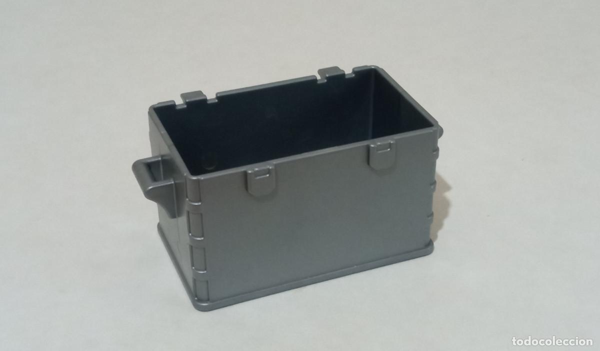 Playmobil: PLaymobil - Caja Transporte Tipo Met&aacute;lica Metal