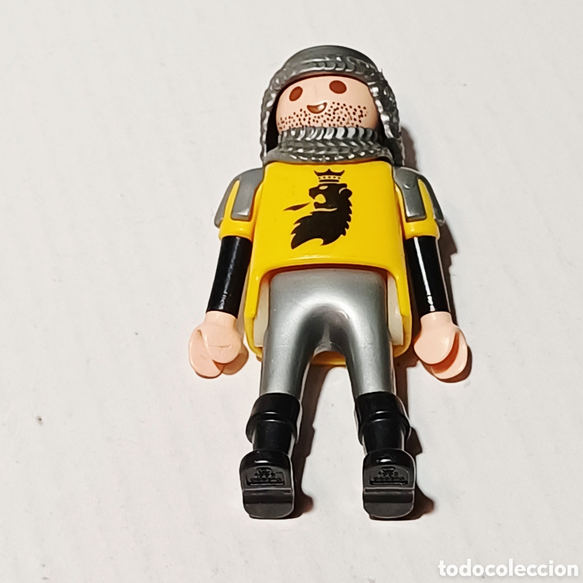 Playmobil: Figura Playmobil caballero soldado guerrero medieval Orden del le&oacute;n