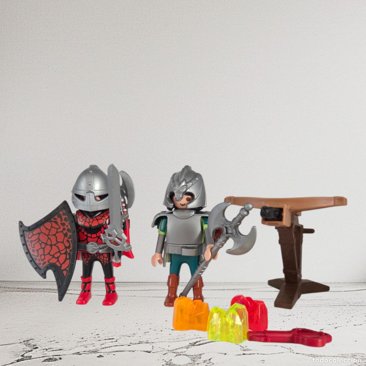 Playmobil: Playmobil caballero y samurai del dragon medievales ref. 5420