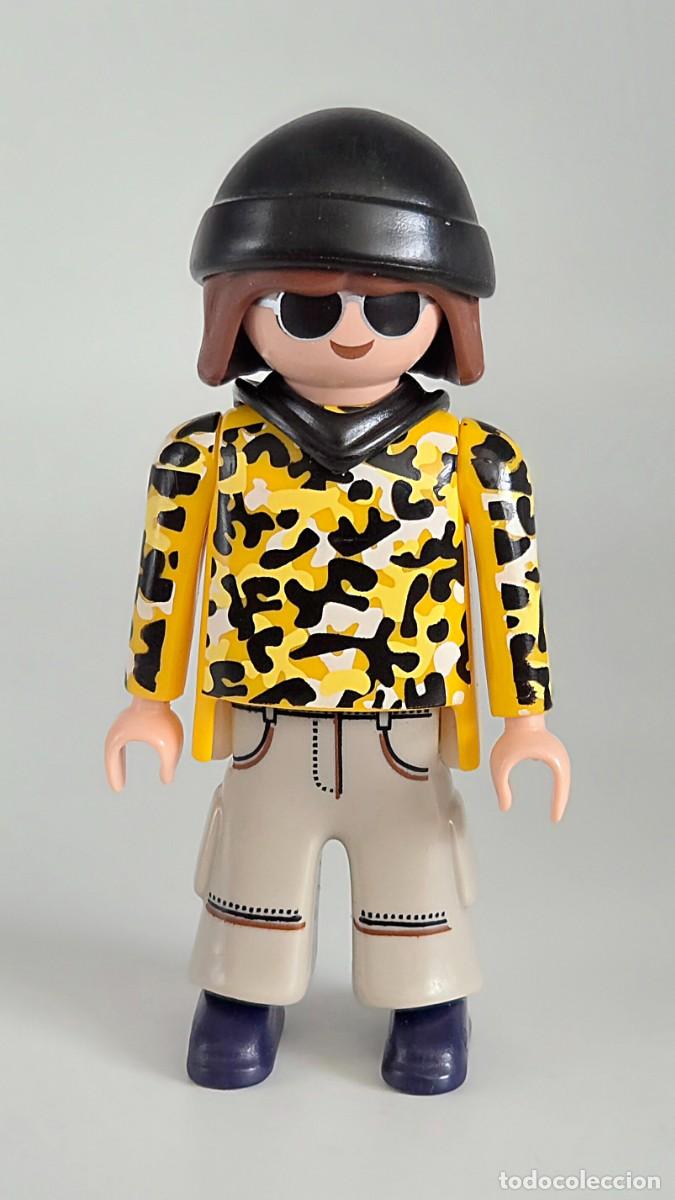 Playmobil: Playmobil chico esquiador gafas gorro