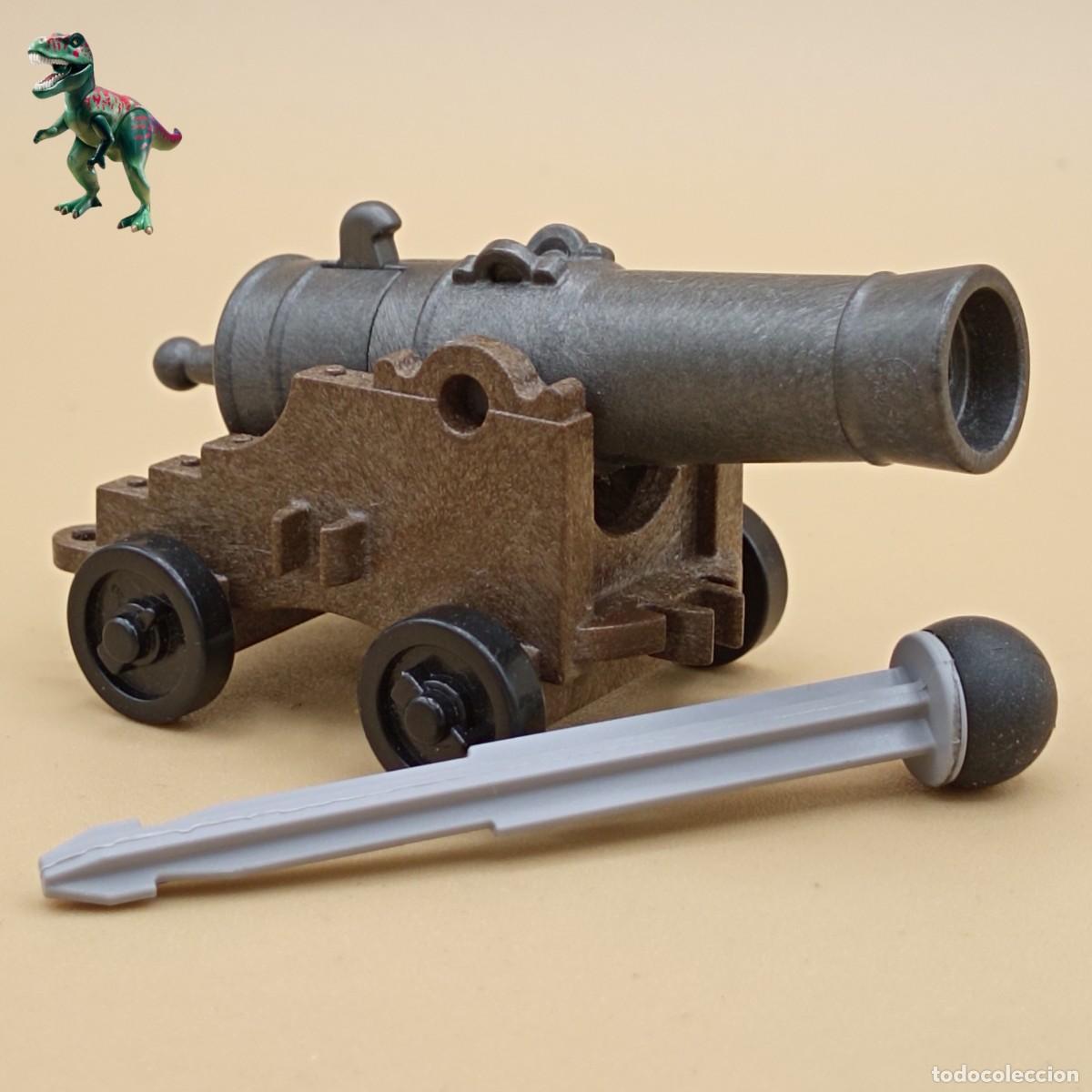 Playmobil: Playmobil ca&ntilde;on con ruedas proyectil barco pirata artilleria 4294 3112 3285 3286 3288 3938 3940 4073