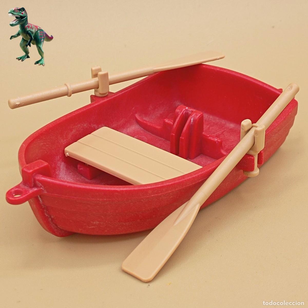Playmobil: Playmobil bote de remos rojo barca barco lancha pirata 4156 5868 5897