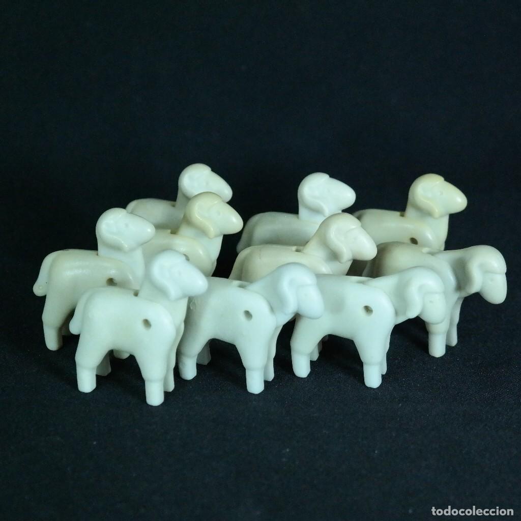 Playmobil: Playmobil ovejas usadas blancas ☼