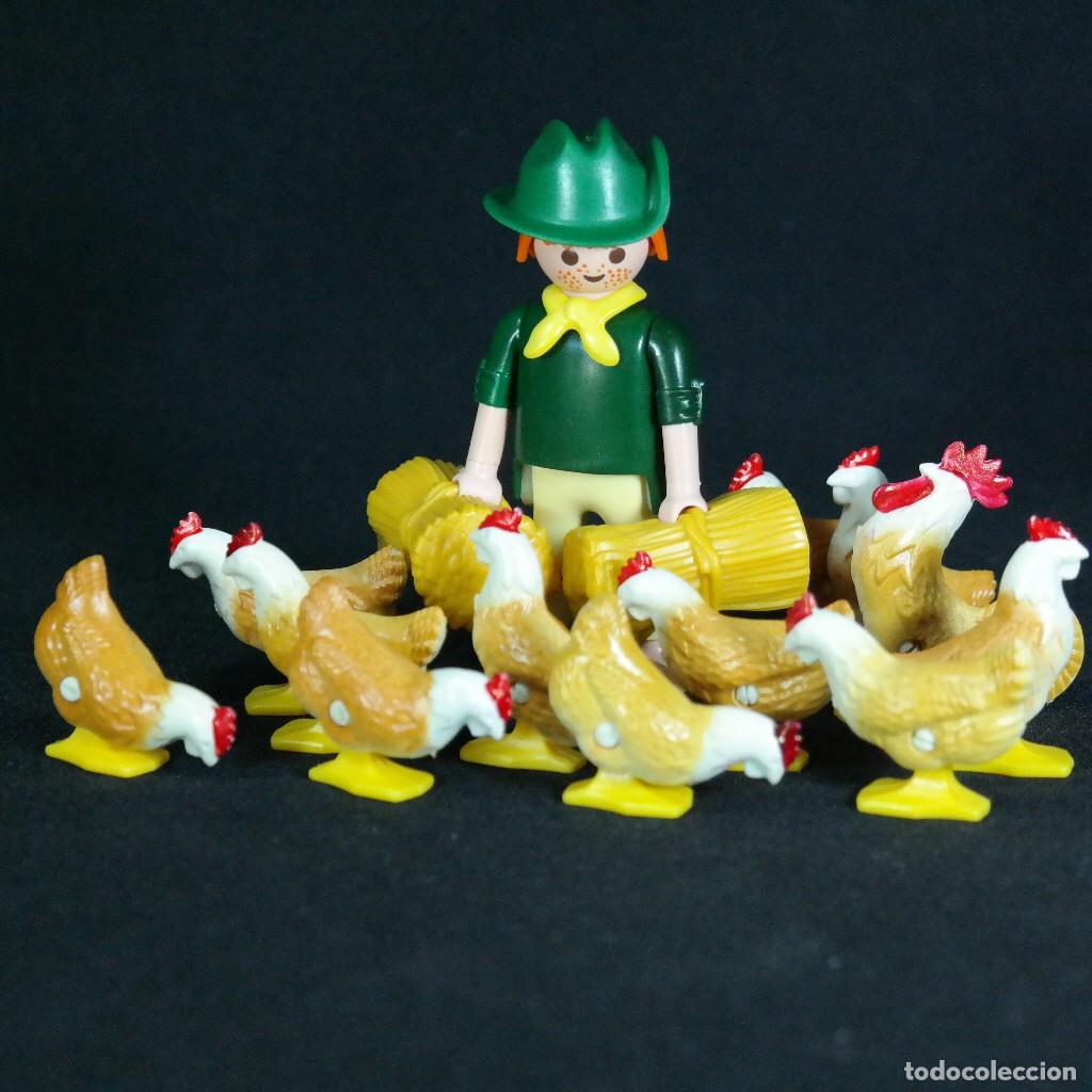 Playmobil: Playmobil campesino con gallinas ☼